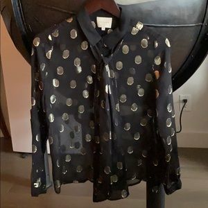 Worn once Sezane silk blouse